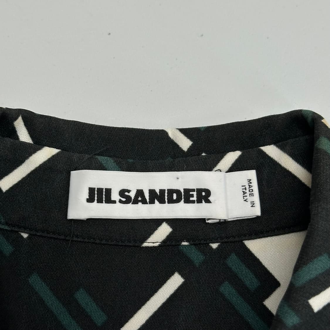 질샌더 지오메트릭 실크 셔츠 블라우스 상품이미지8