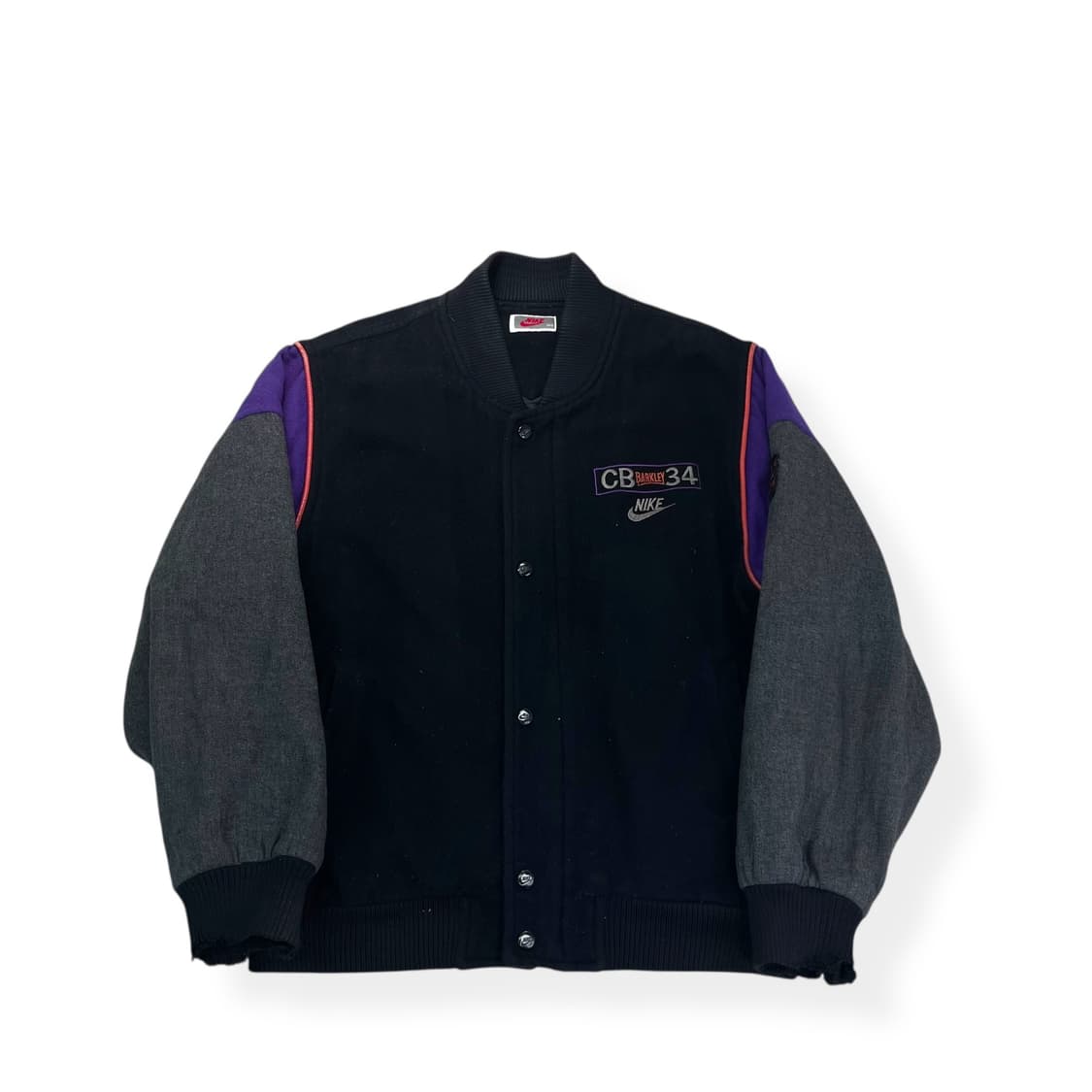 105 나이키 90s 찰스 바클리 릭헤벅 울 바시티 자켓 상품이미지2