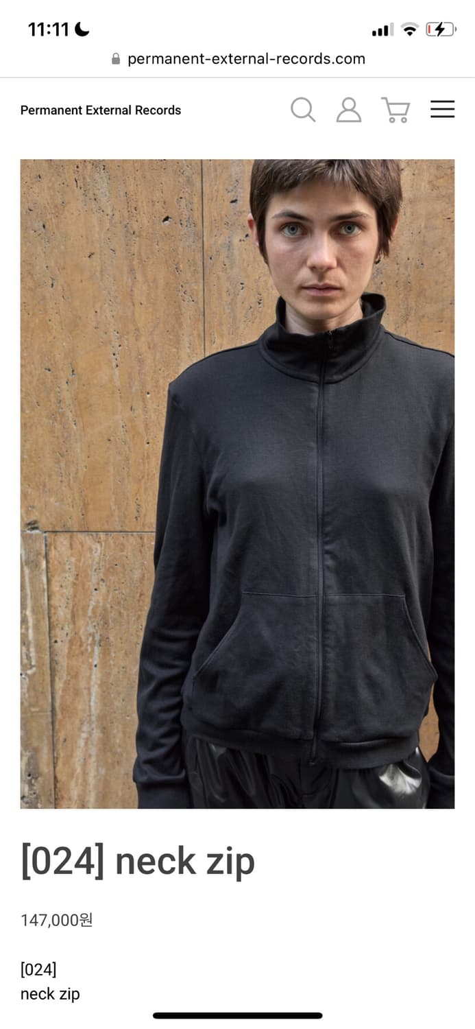 [024] neck zip 1사이즈 상품이미지1