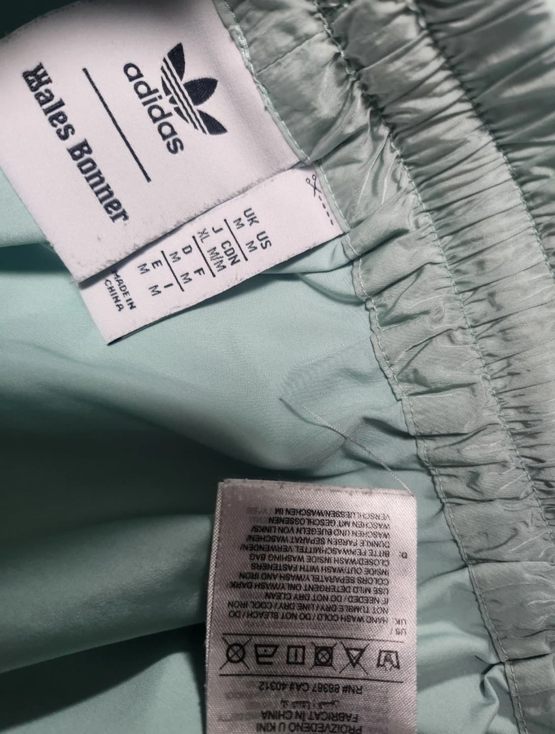 아디다스 x 웨일즈보너 트랙 팬츠 클리어 민트 M 상품이미지6