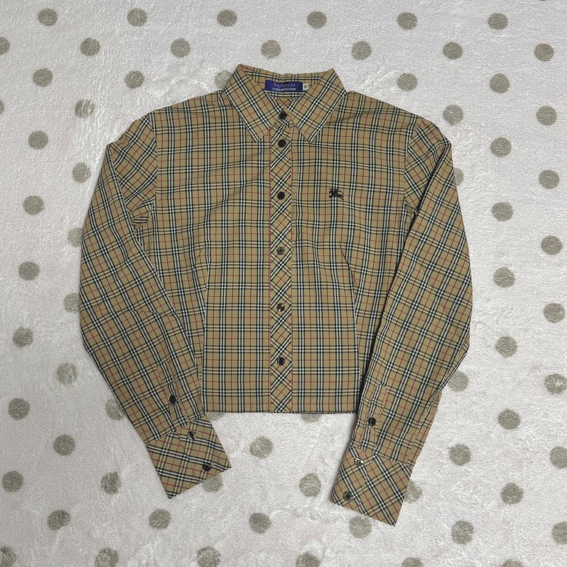 버버리 블루라벨 체크셔츠 상품이미지1