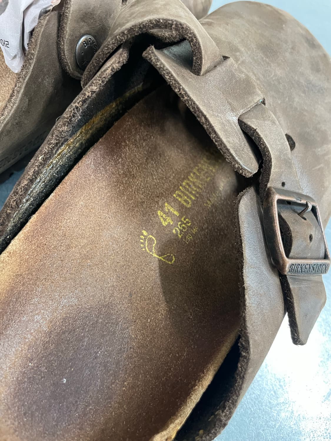 버켄스탁 보스턴 오일드 레더 클로그 265 상품이미지7