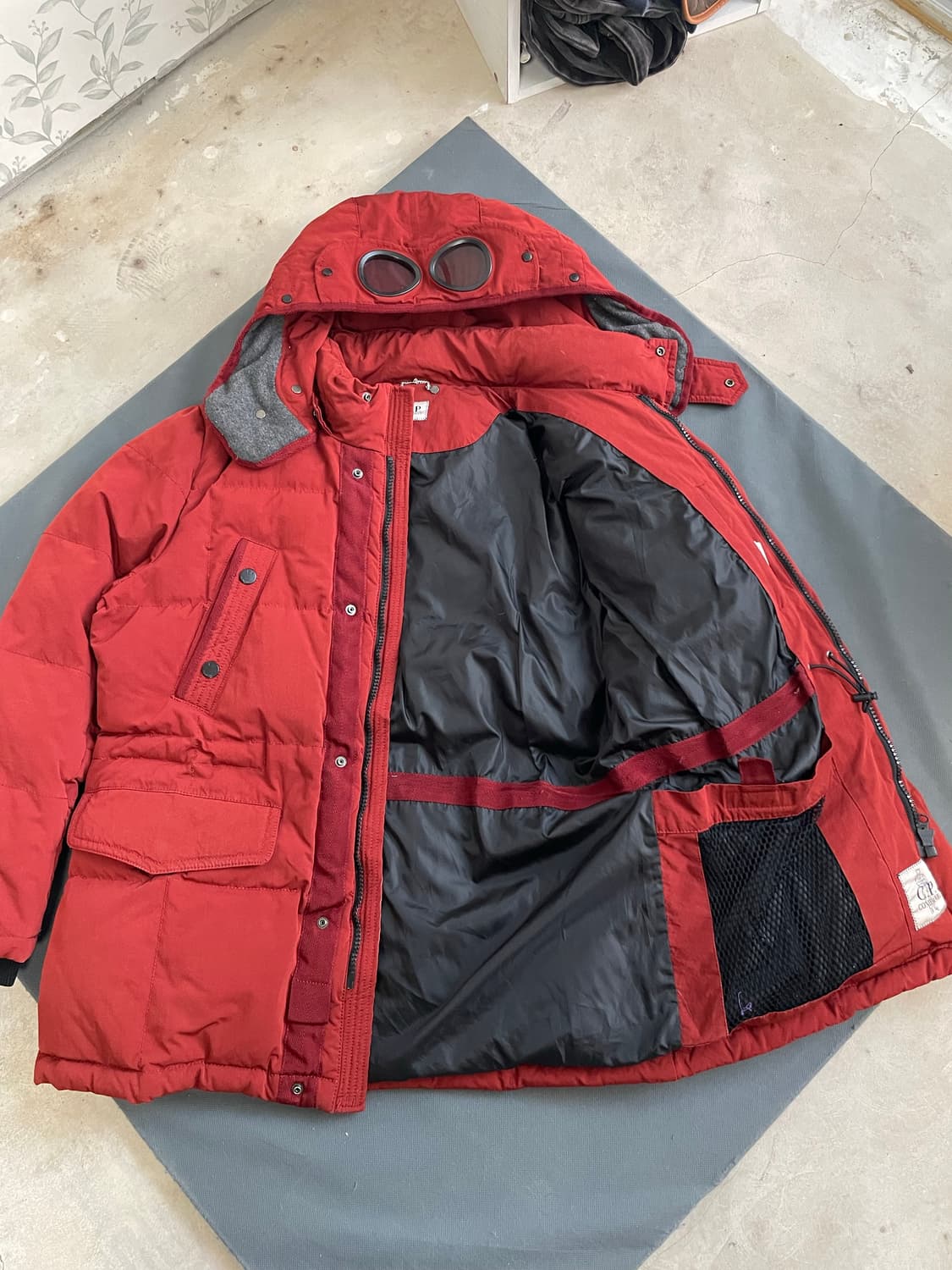 씨피컴퍼니 고글 패딩 105 상품이미지3