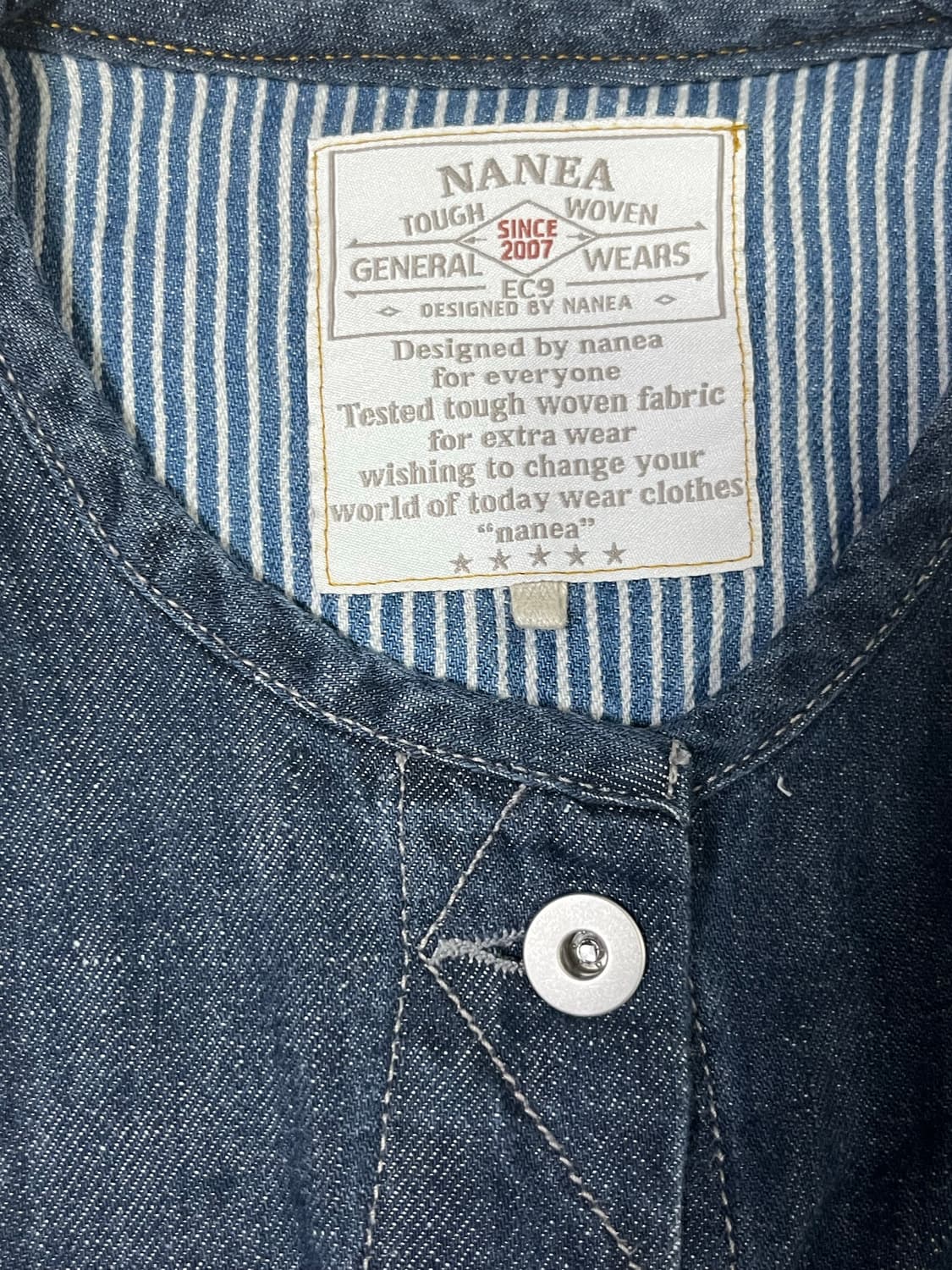 Nanea 노카라 데님 자켓 상품이미지9