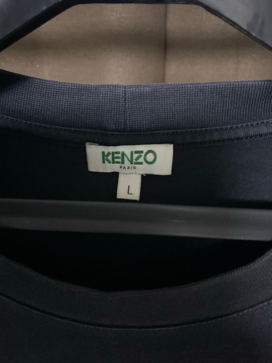 겐조 빅아이 자수 반팔 티셔츠 블랙 상품이미지2