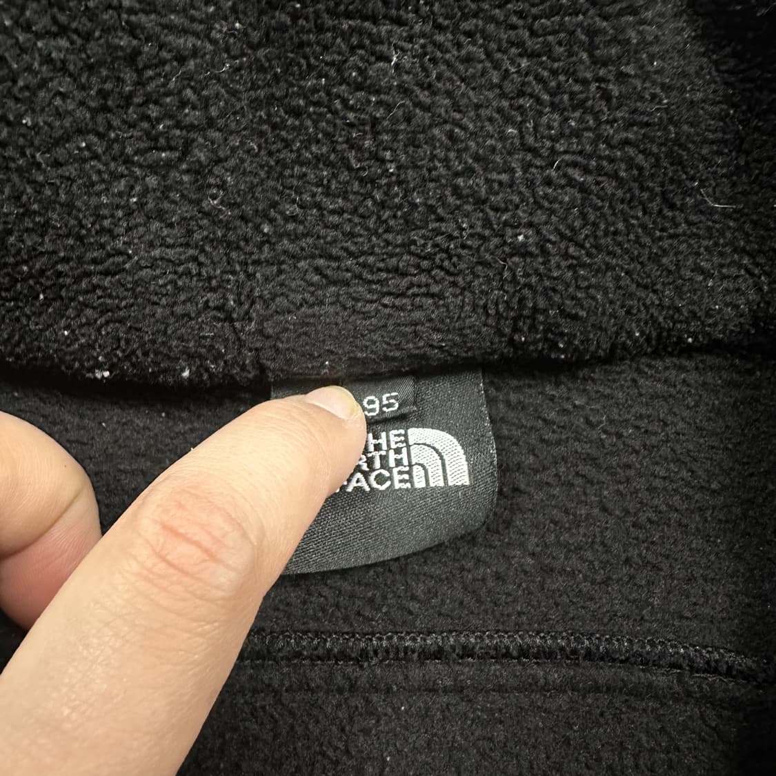 ✨ (바배) 노스페이스 블랙 플리스 집업 상품이미지3