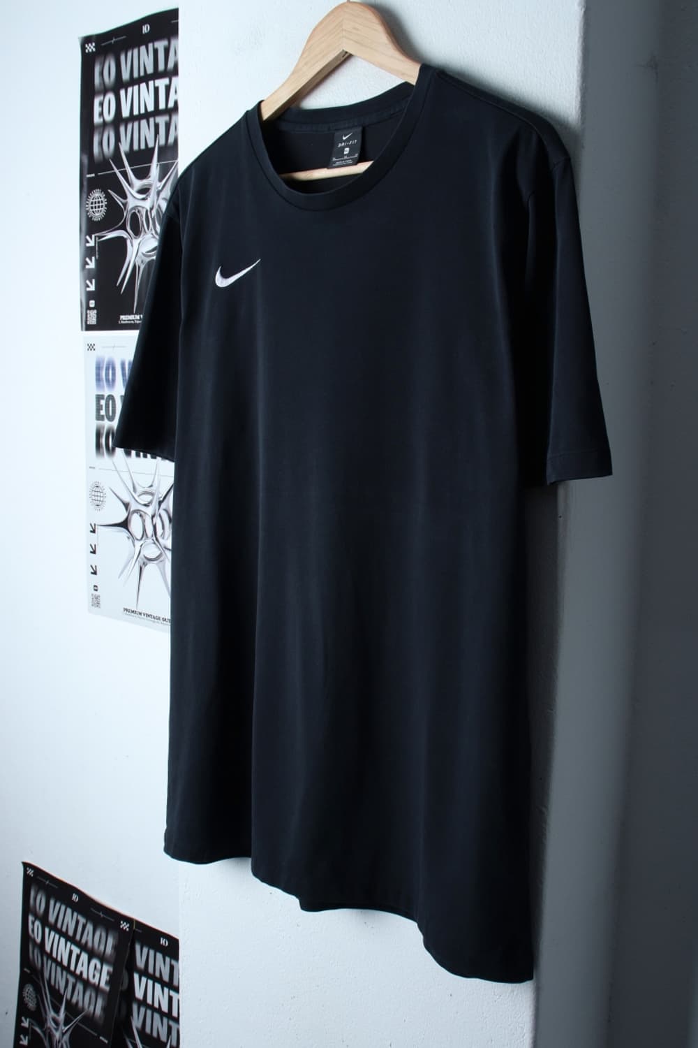 (XL-2XL) 나이키 반팔 티셔츠 스몰로고 블랙 올드스쿨-H31204 상품이미지1