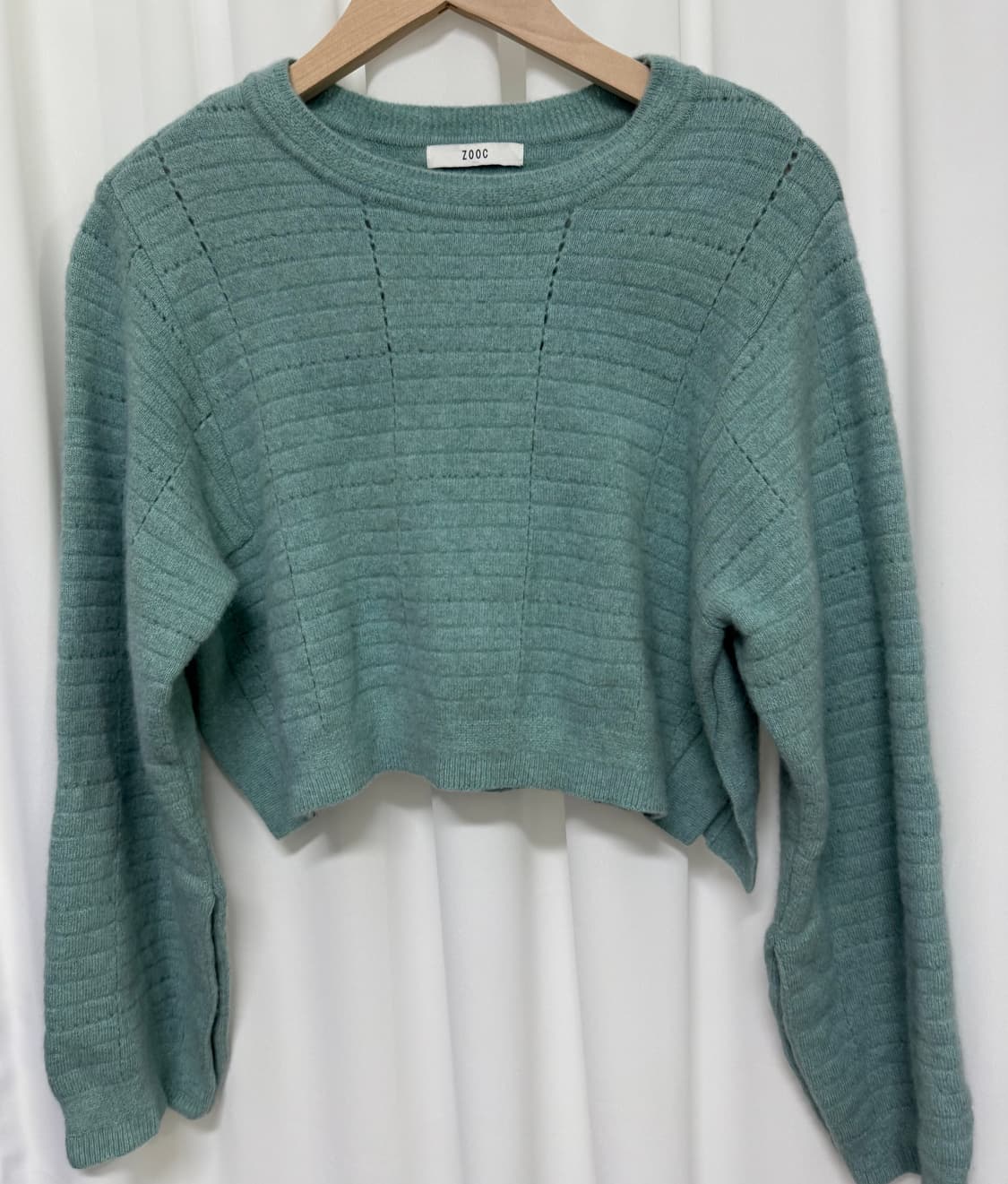 ZOOC 주크 반크롭 울니트 상품이미지1