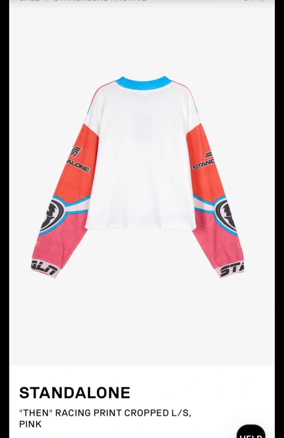 스탠드얼론  "then"레이싱 티셔츠 상품이미지3