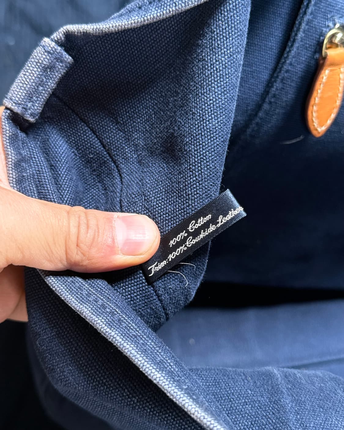 폴로 랄프로렌 포니 자수 캔버스 토트백 상품이미지7