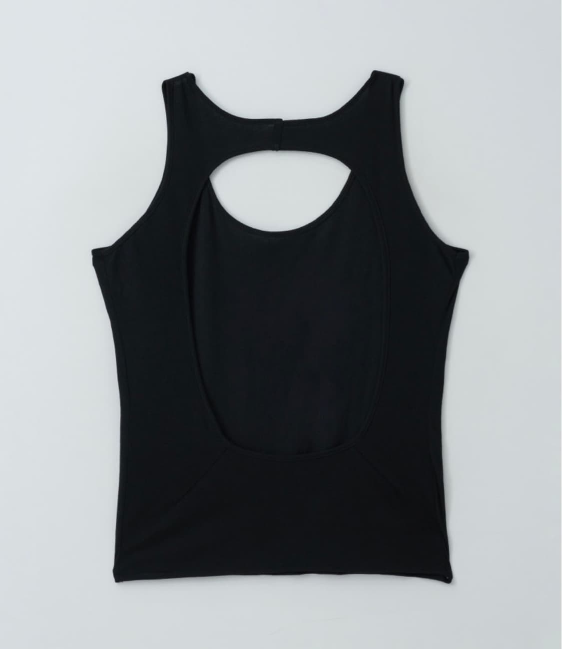 opheden 오브헤덴 백리스 슬리브리스 탑 블랙 상품이미지1