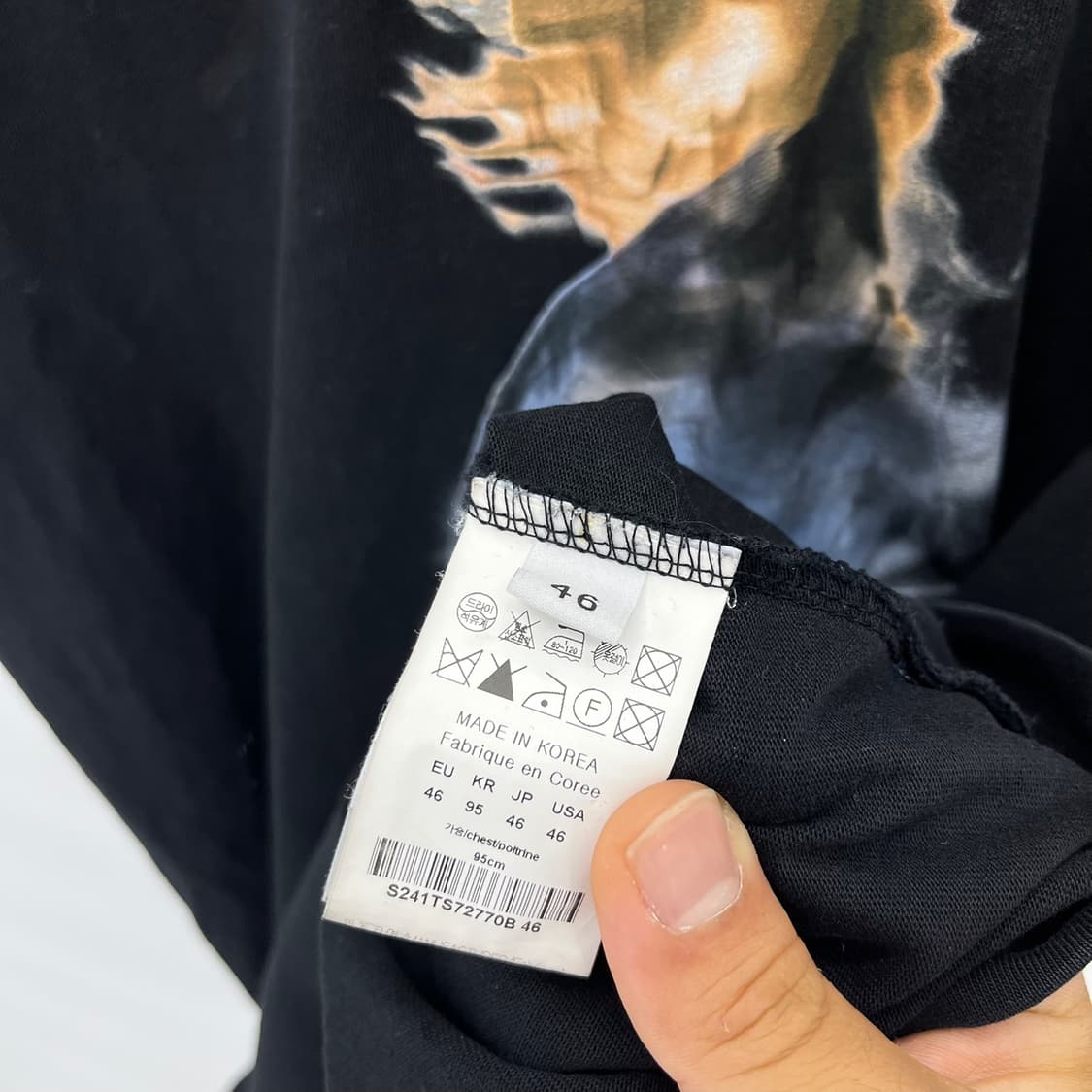 [Solid Homme] 솔리드옴므 24SS 그래픽 티셔츠 상품이미지6
