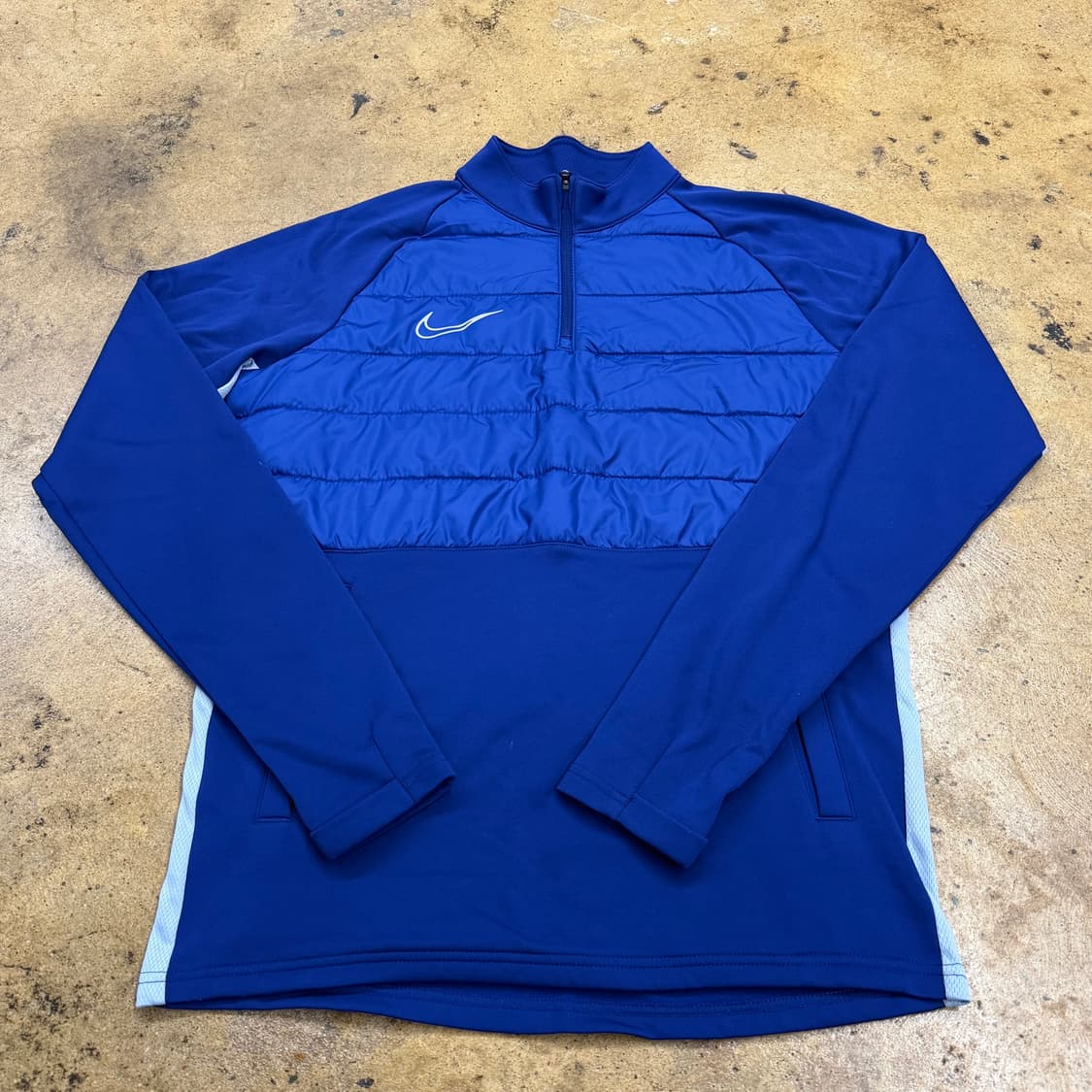 [정품/M,95] 나이키 드라이핏 윈터 드릴탑 블루 b14 상품이미지2