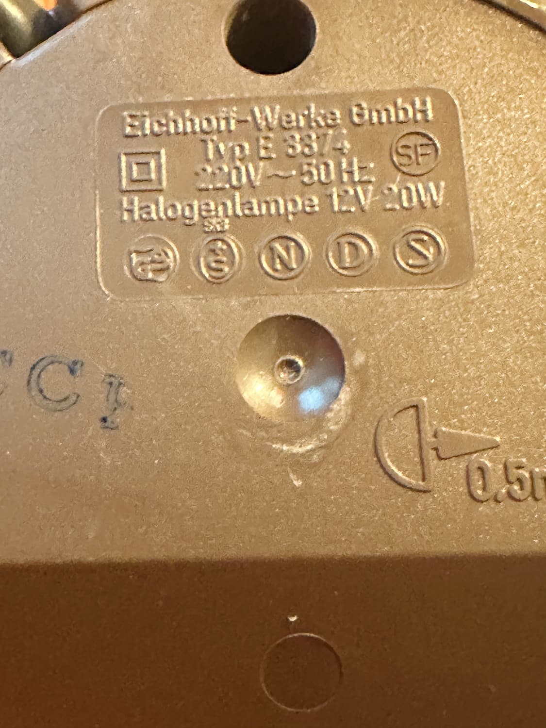 80’s 독일 Eichhoff-Werke 빈티지 테이블 조명 앤틱 레트로 상품이미지10