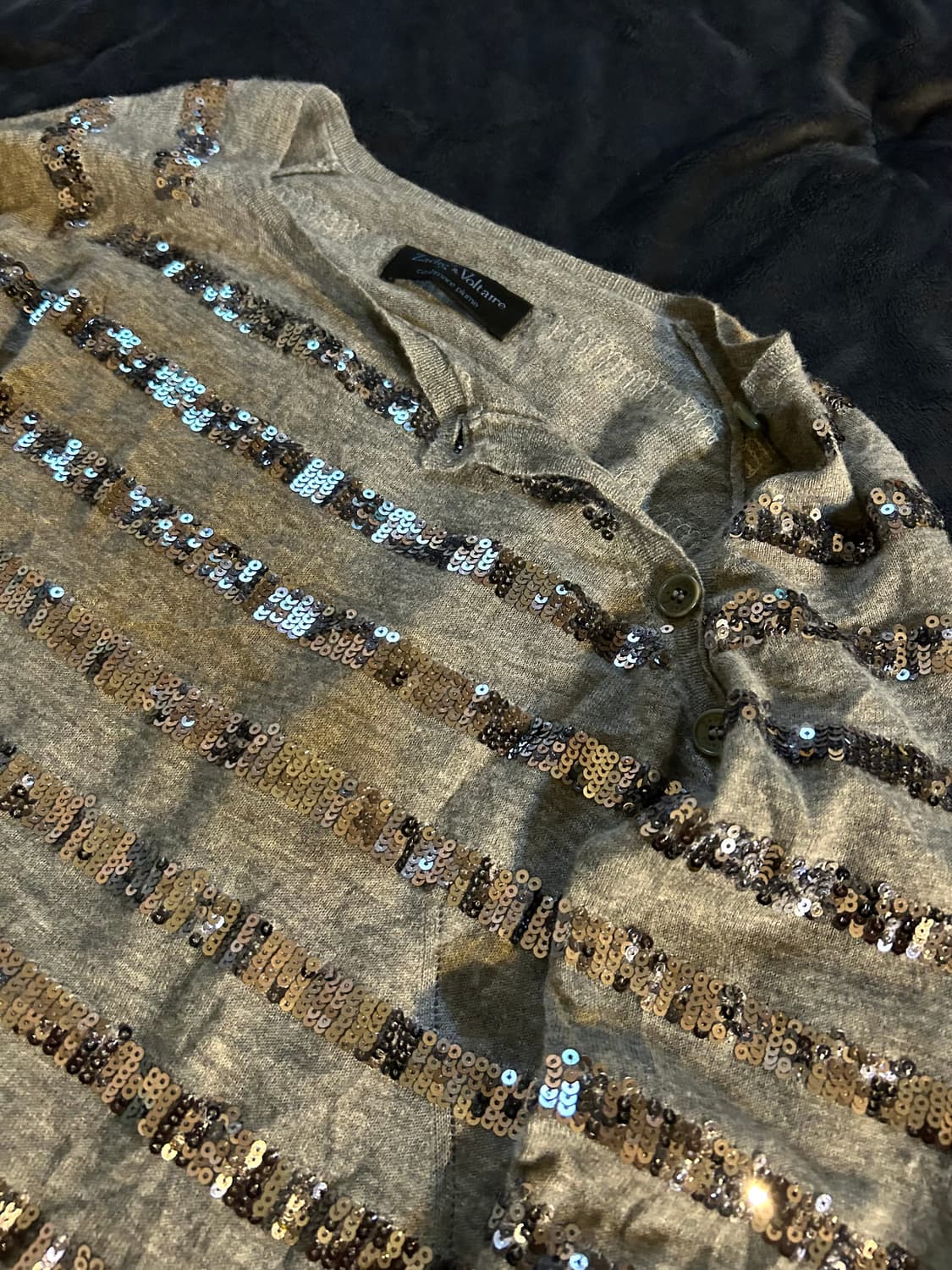 Zadig&Voltaire Spangle Eyelet Sleeve 상품이미지3