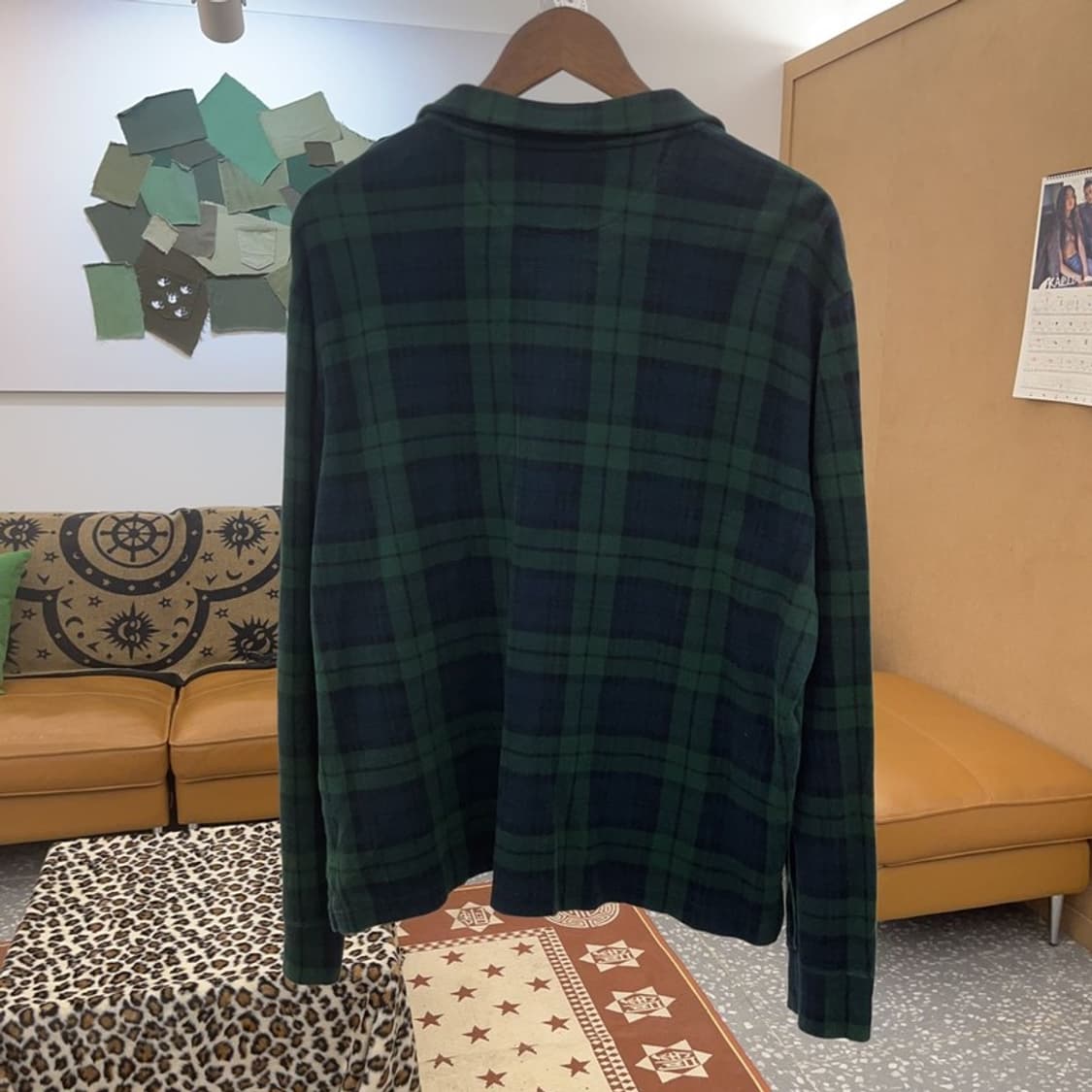 폴로 랄프로렌 블랙와치 반집업 타탄체크 맨투맨 M C09041 상품이미지4