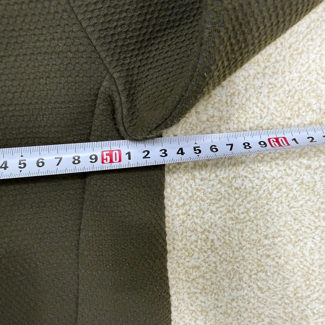 [100] 킨록 카키 절개 맨투맨 1230T2 상품이미지6