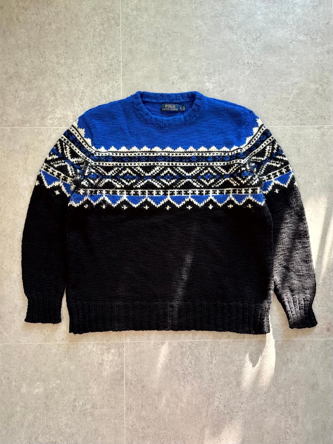 폴로 랄프로렌 페어아일 캐시미어 스웨터 L(100~105) 상품이미지1