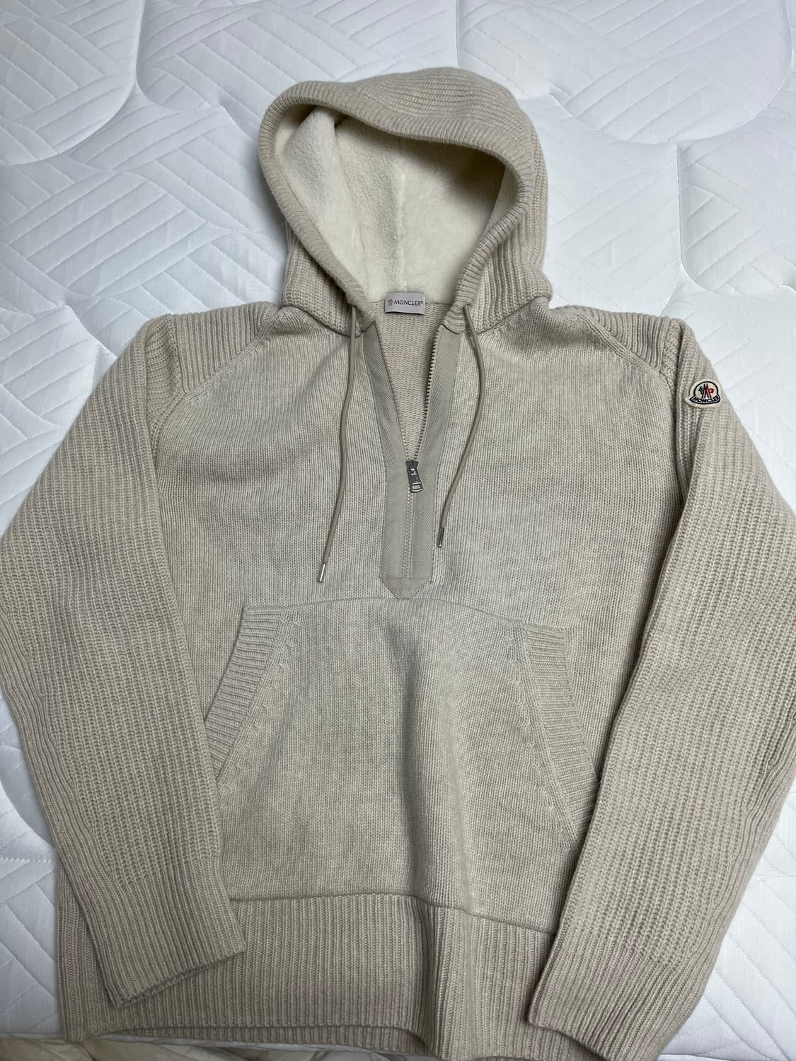 [xl] 정품 몽클레어 캐시미어 니트후드 상품이미지1