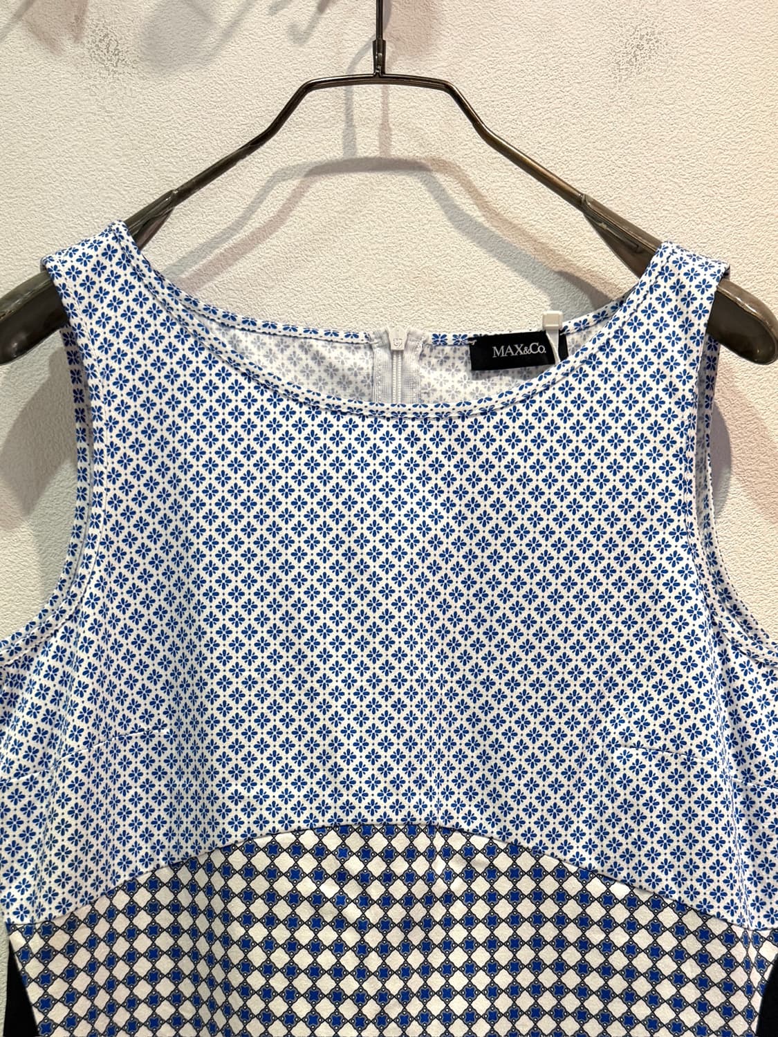 MAX&Co. Slim Side Block Pattern Dress 상품이미지3