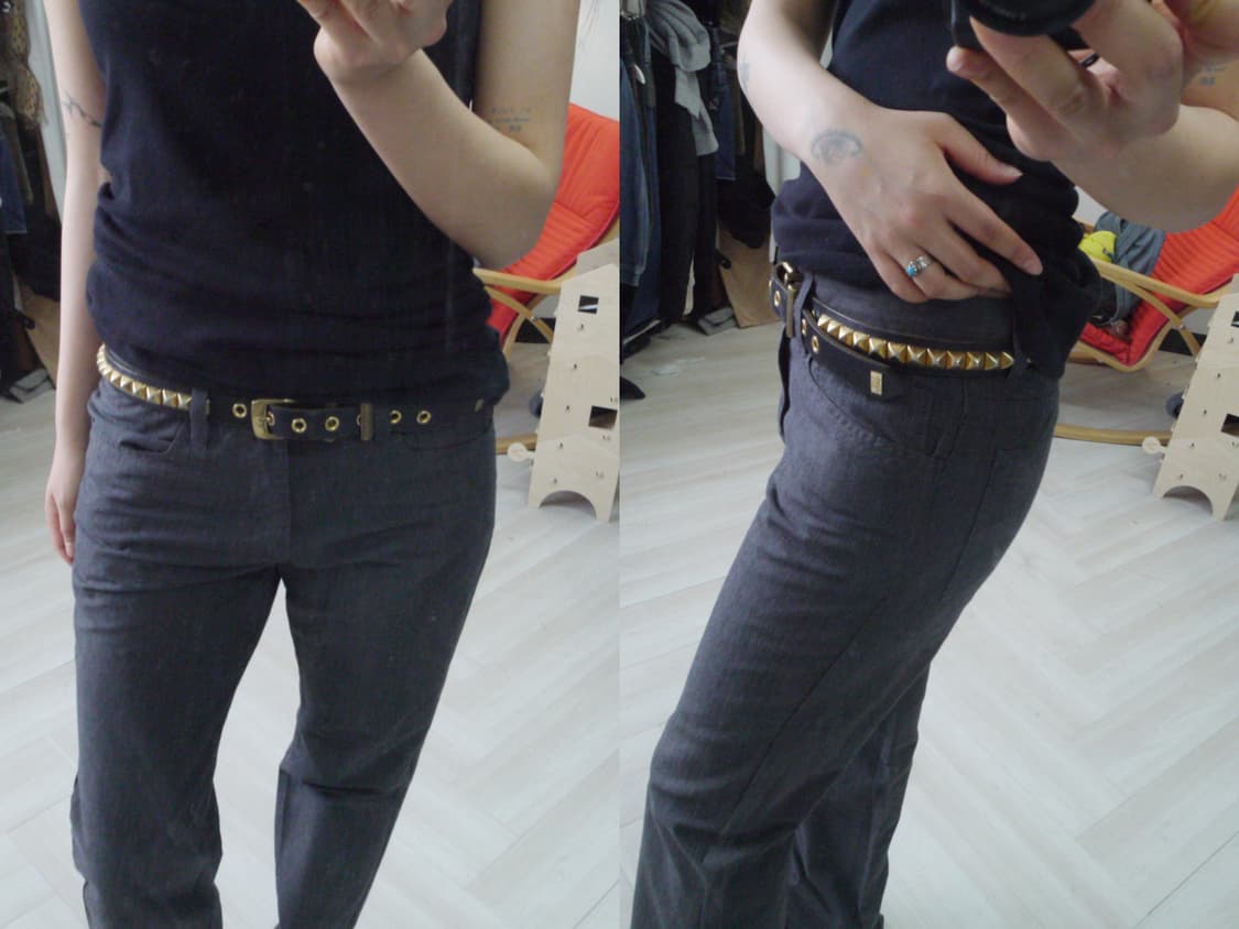 [LOVE GIRLS MARKET] stud leather belt 상품이미지5