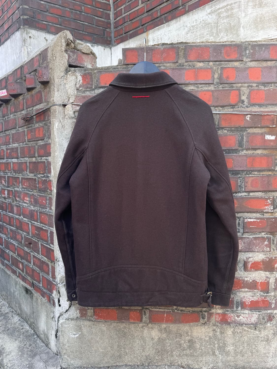 Victim 투웨이 언발란스 울 더블 라이더자켓 상품이미지5