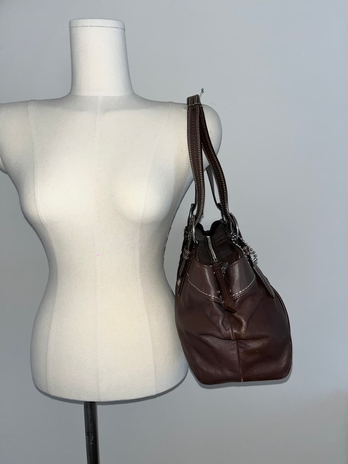 90ss COACH All Brown Shoulder bag 상품이미지4
