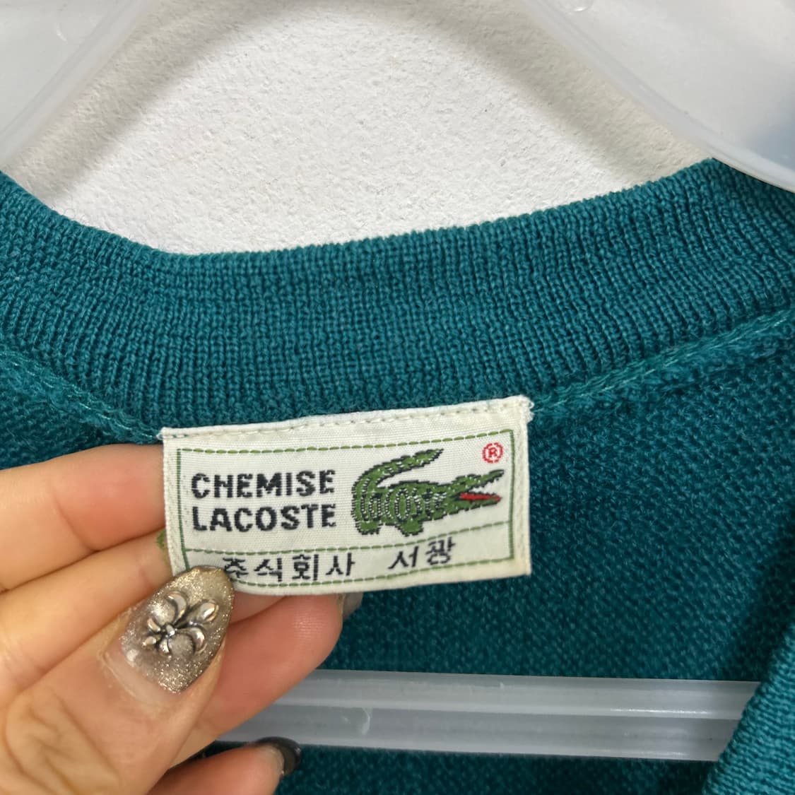 라코스테 브이넥 니트[1734] 상품이미지6