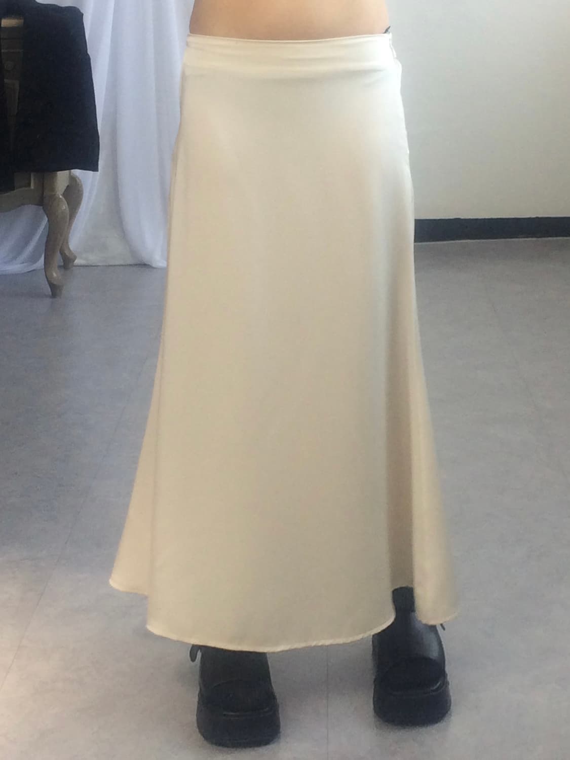 Glossy long skirt 상품이미지6