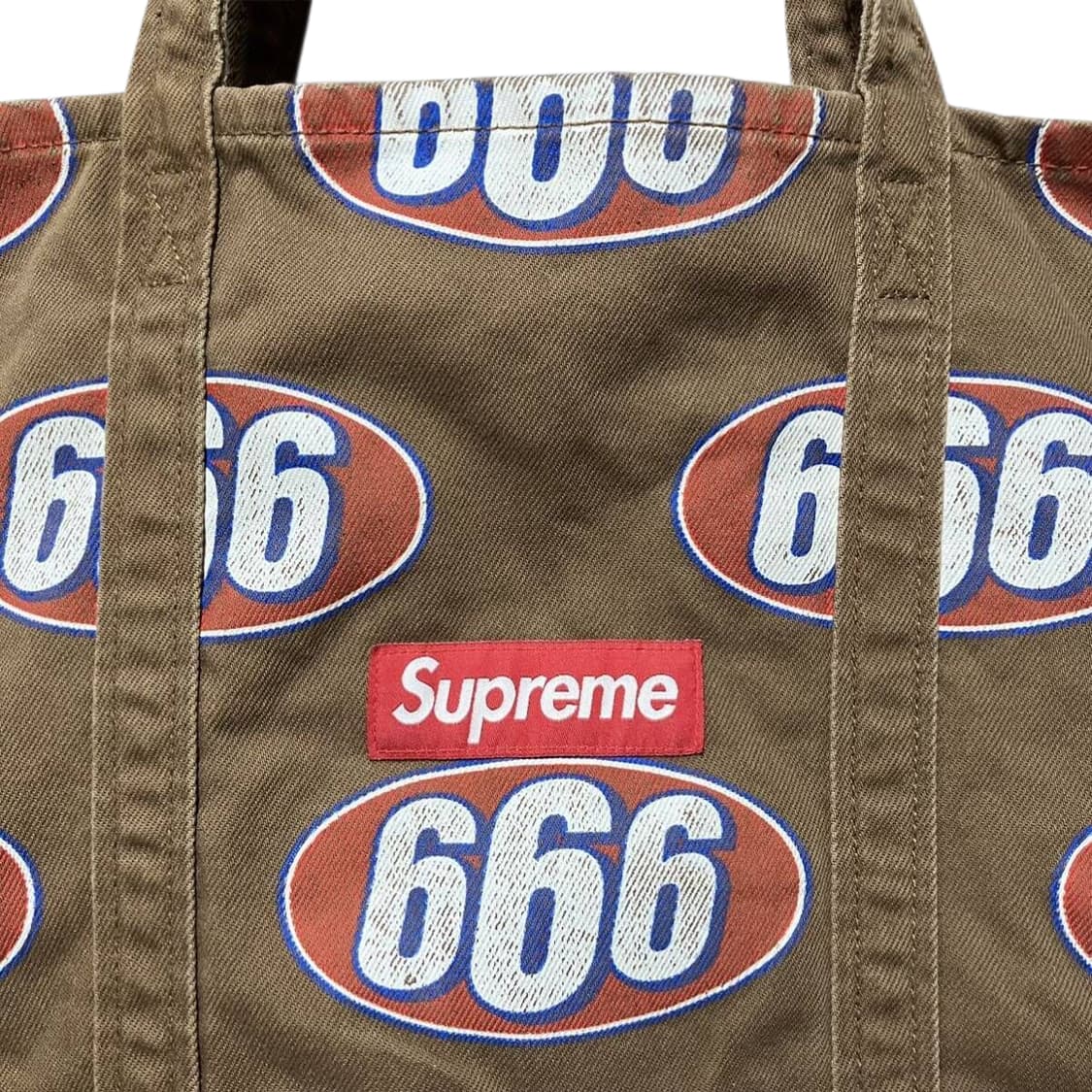 슈프림 666 데님 토트백 상품이미지2