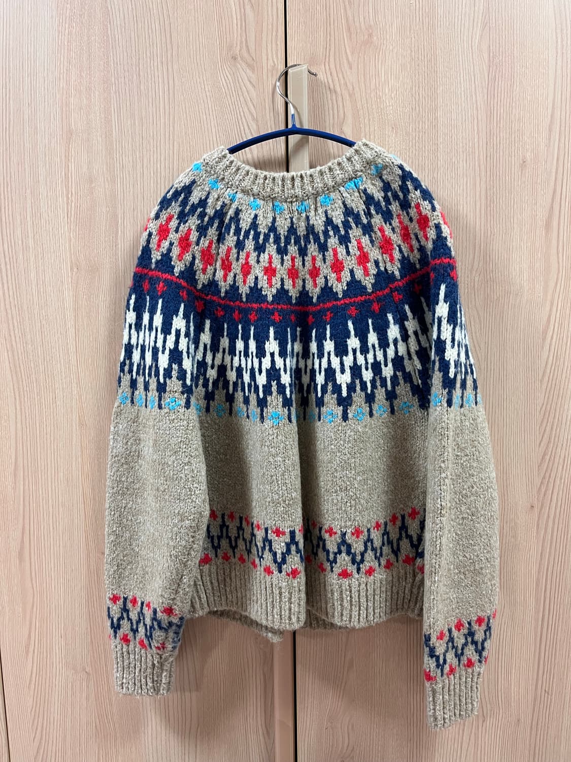 그린버터 노르딕 알파카 가디건 베이지 상품이미지2