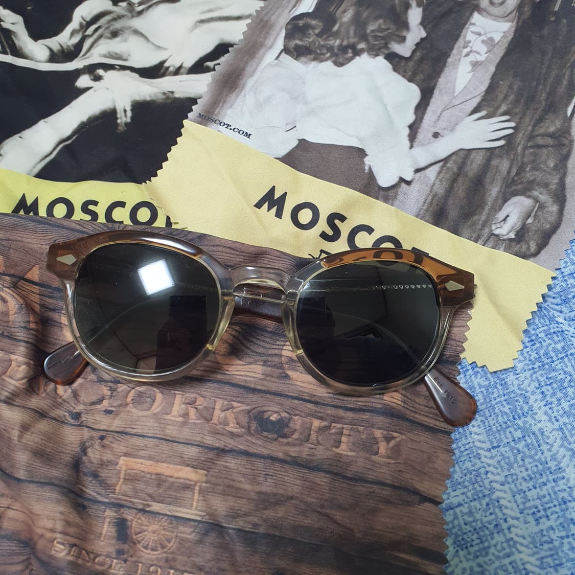 모스콧 렘토쉬 선글라스 46사이즈 브라운 크리스탈 상품이미지2