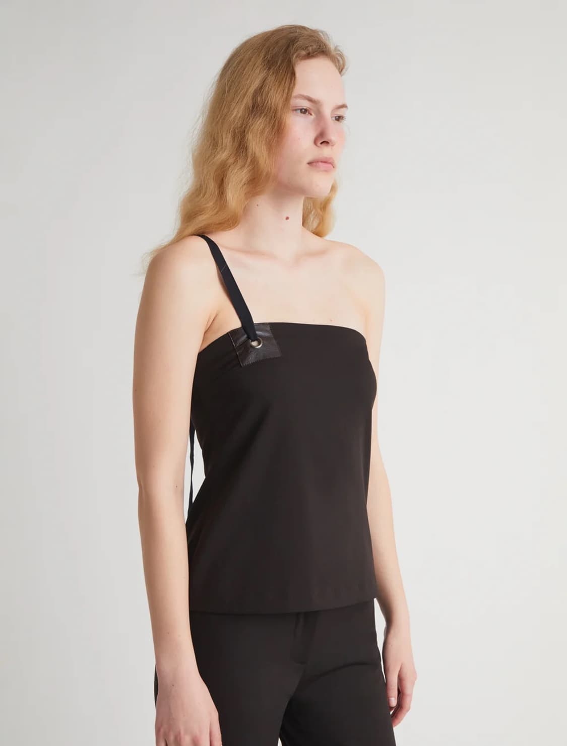 [XS,S,M,L]팔로마울 Lali 슬리브리스 탑/브라운 상품이미지1