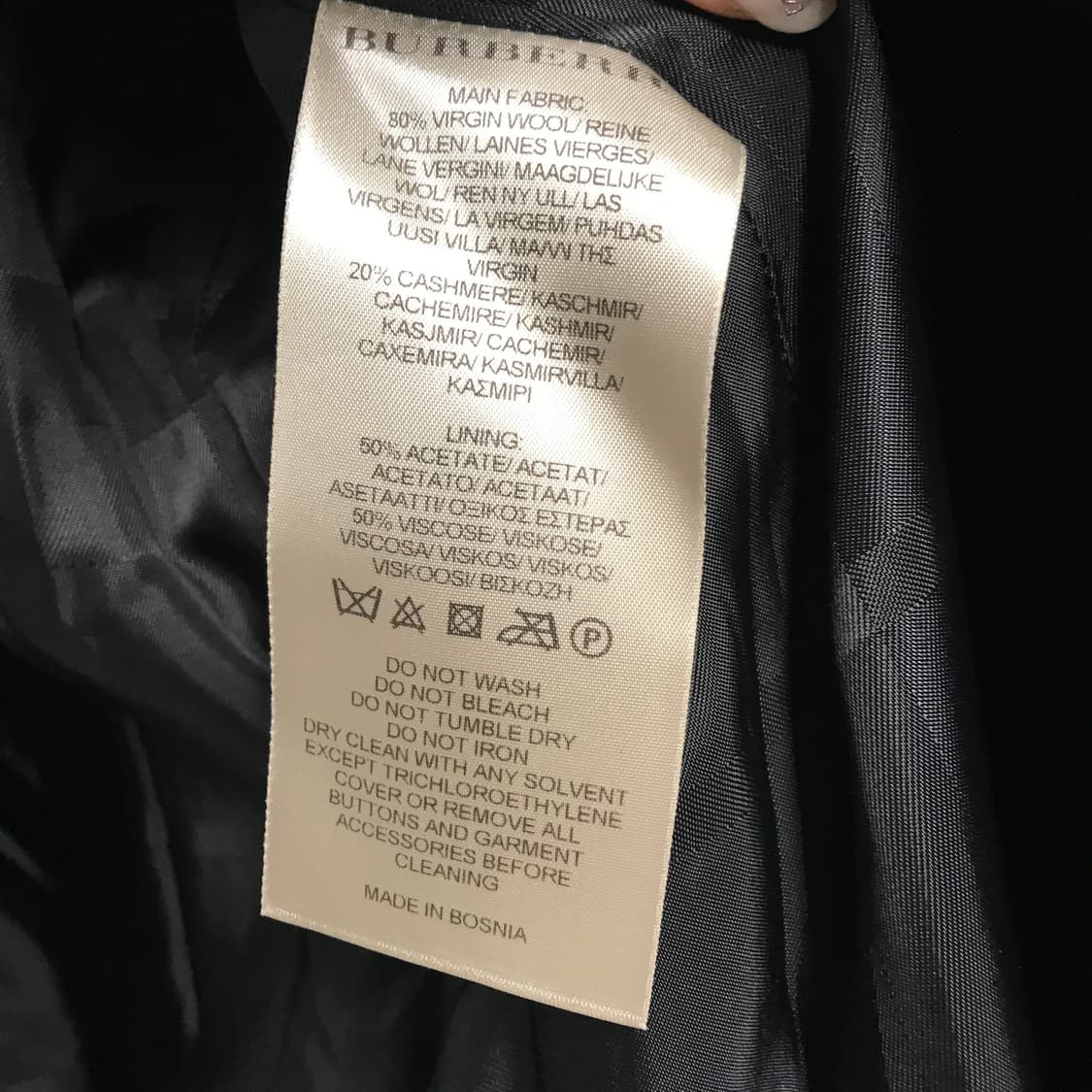 버버리 트렌치 코트 블랙 10(W) 상품이미지6