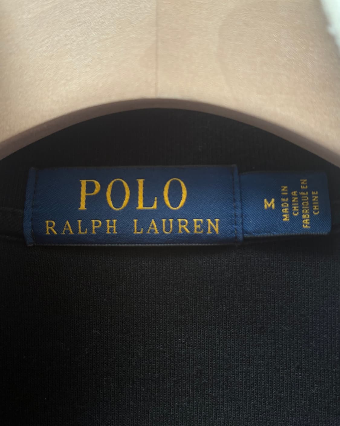 Polo 폴로 랄프로렌 신형라벨 블랙컬러 사이드라인 져지 집업 상품이미지5