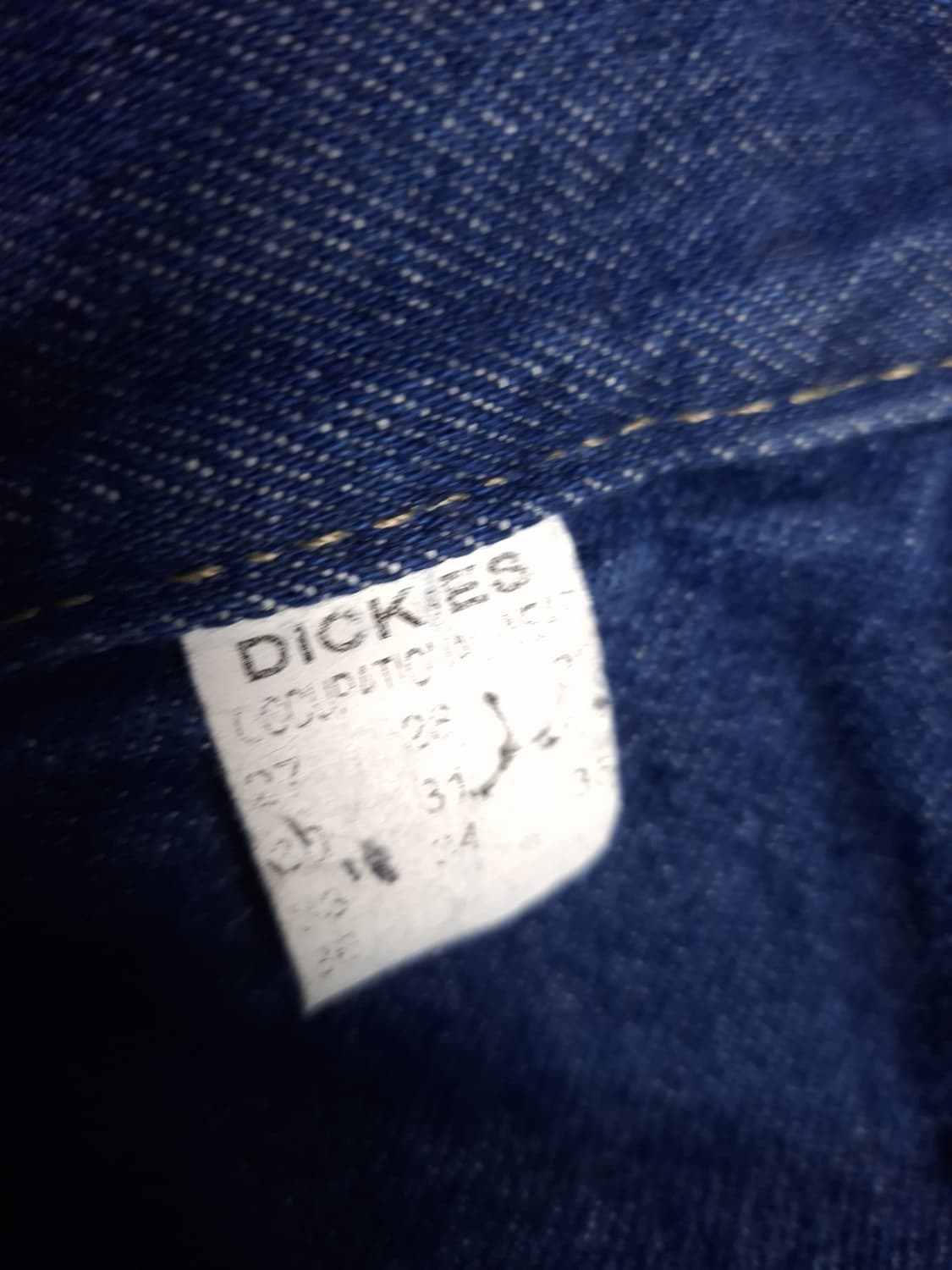 오리지날 디키즈 더블니 카펜터 데님진 상품이미지4