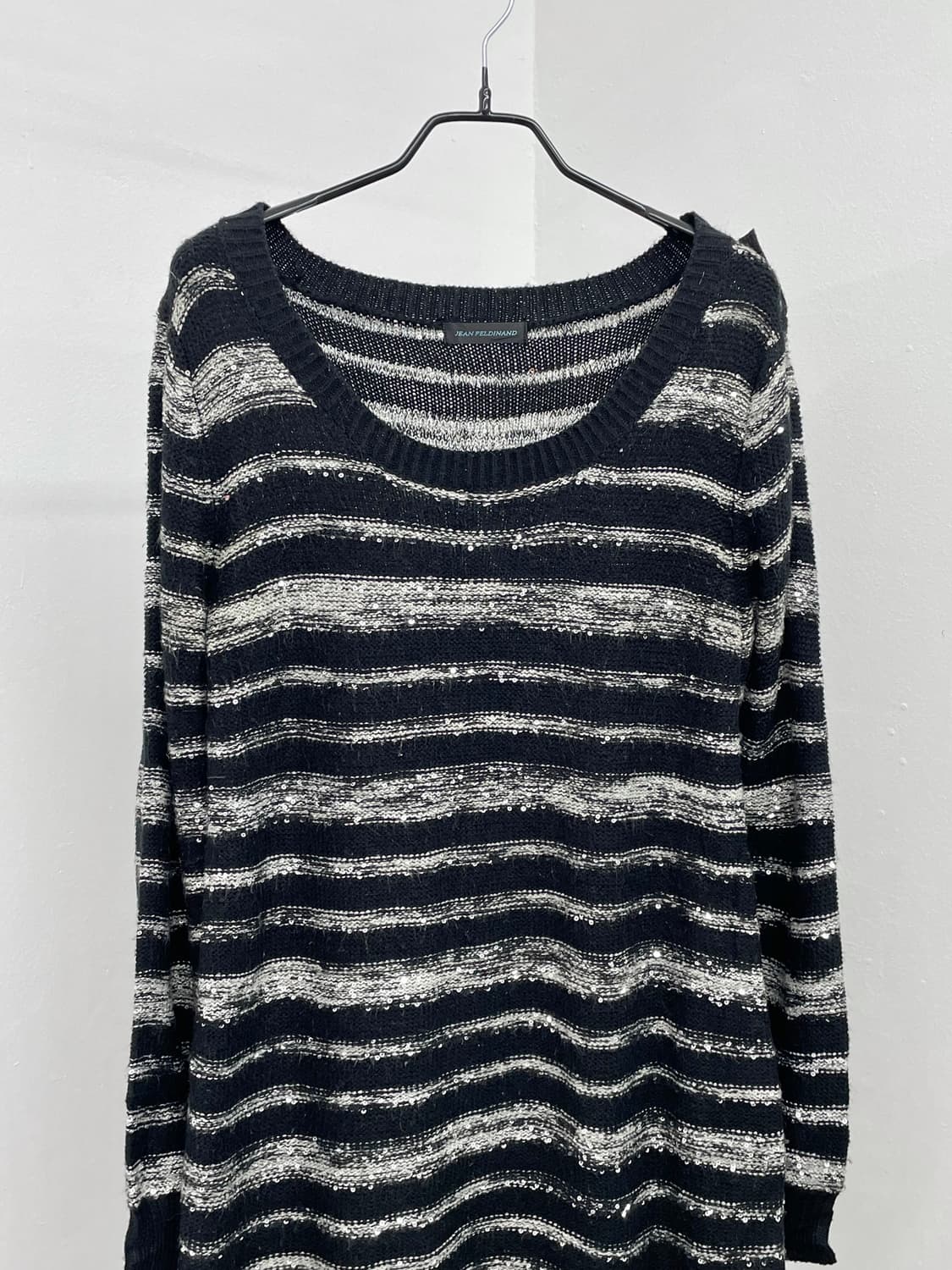 스트라이프 버튼 니트 원피스 상품이미지6