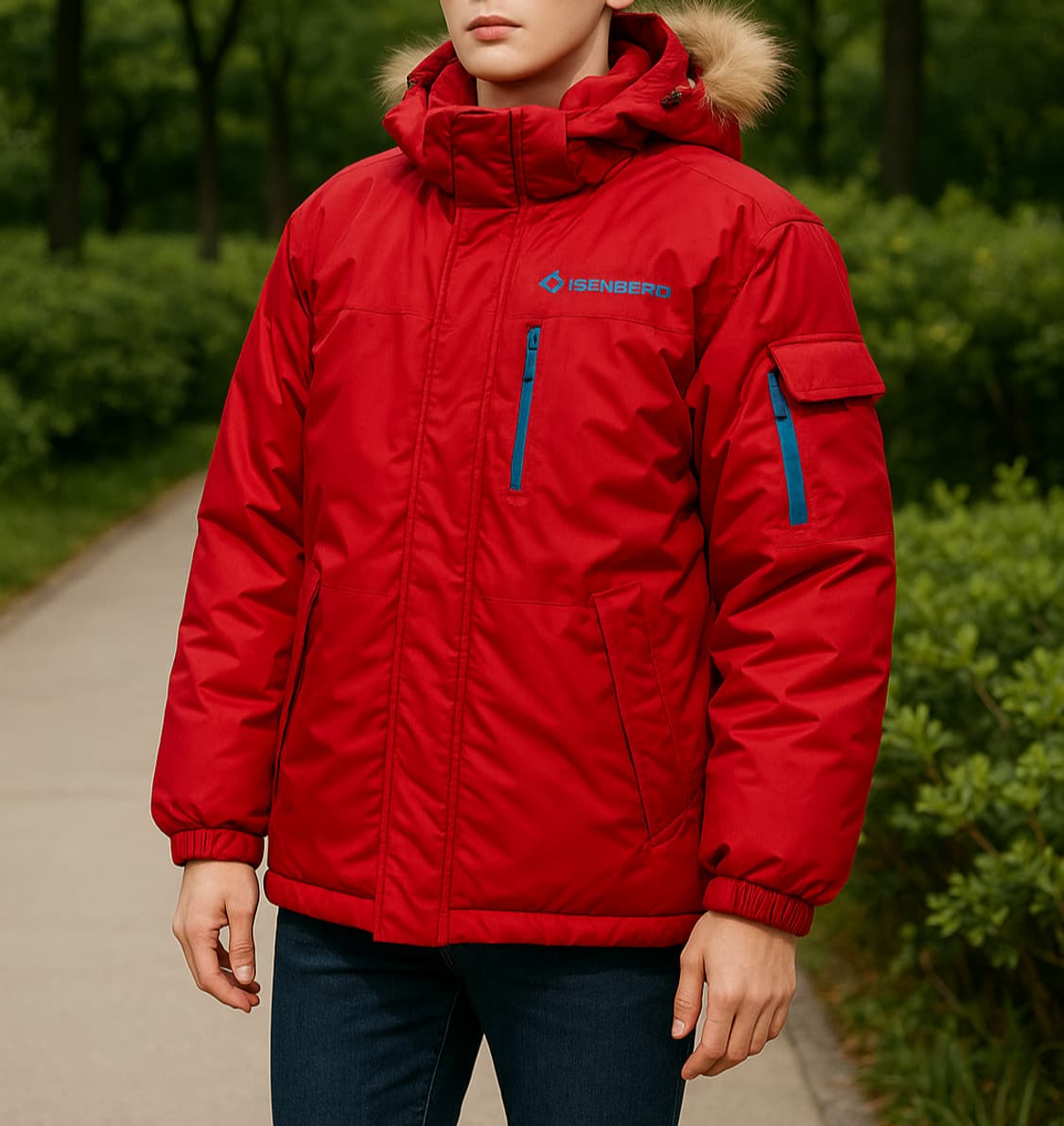 네파 이젠벅 구스다운 패딩 레드_105 상품이미지1