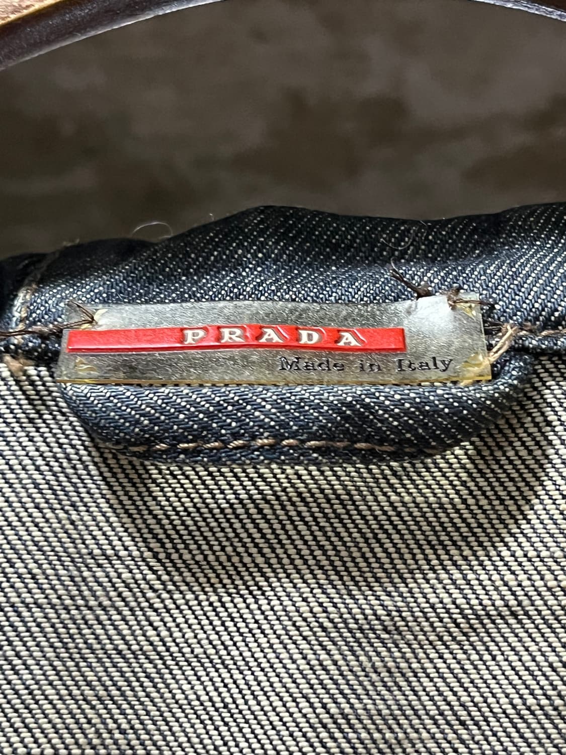 00s PRADA 프라다 스포츠 아카이브 리네아 로사 후드 데님 상품이미지5
