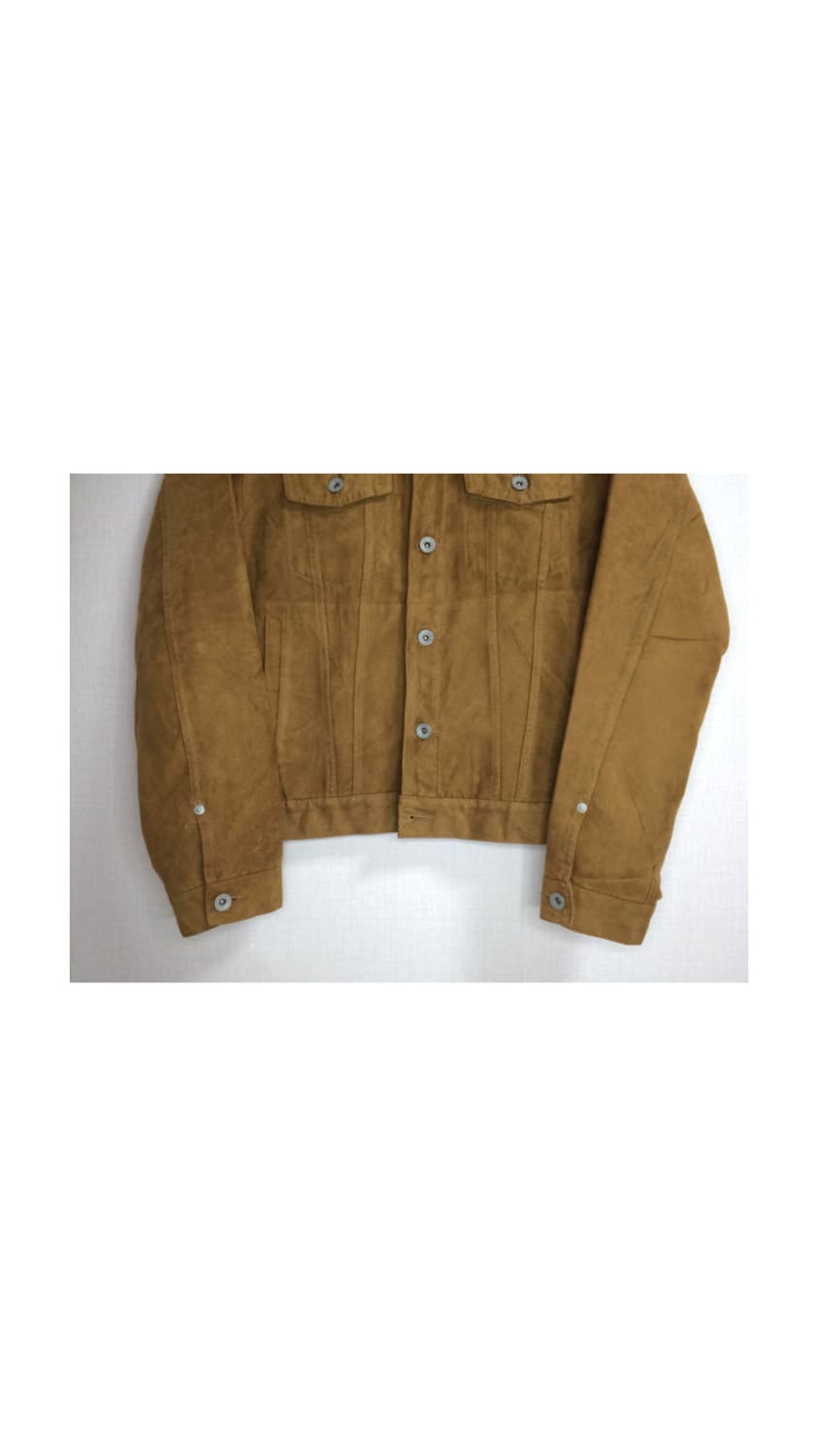 Gu 지유 카멜 스웨이드 자켓 상품이미지3