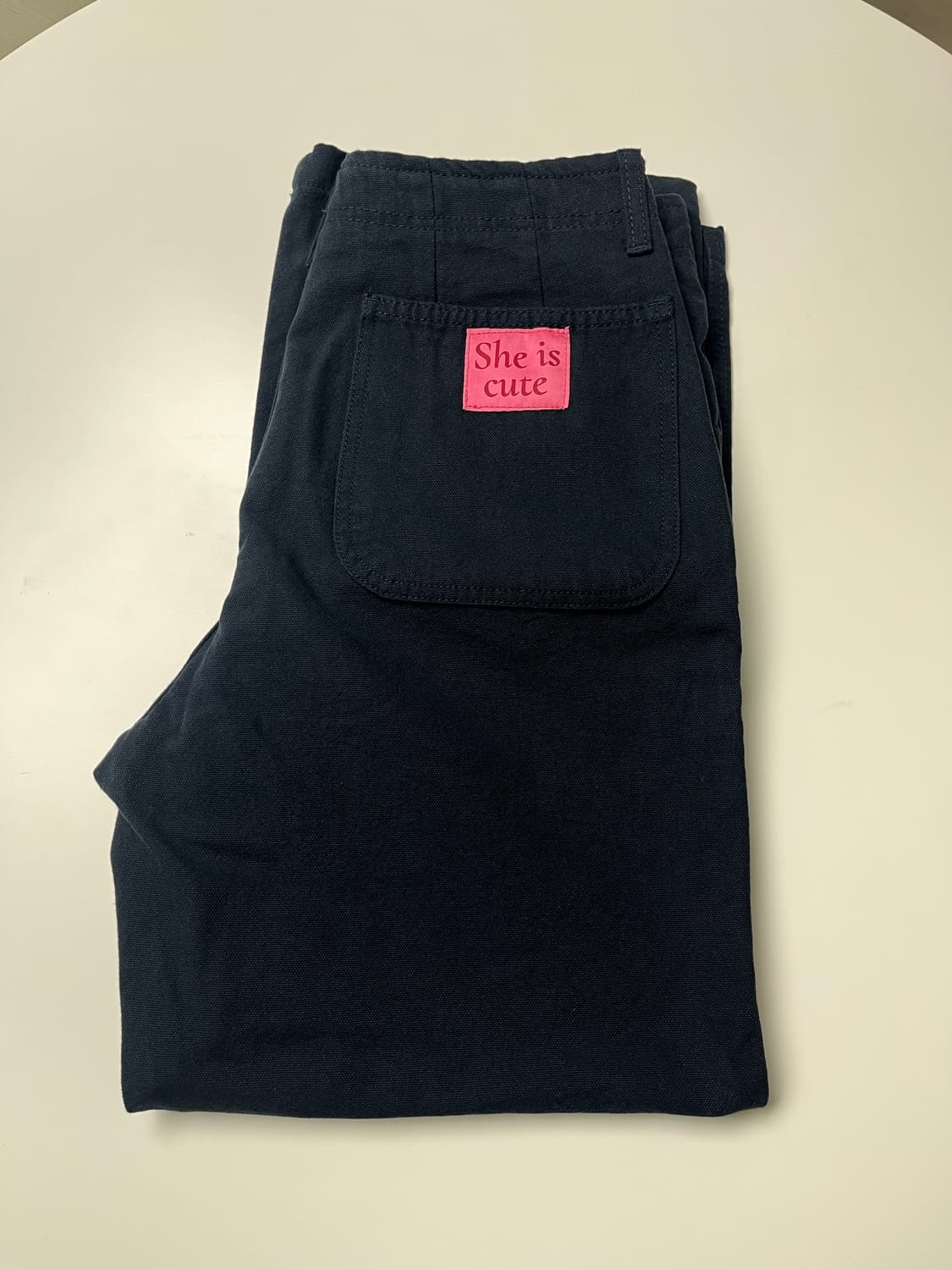 쉬이즈큐트 워크팬츠 네이비 2사이즈 상품이미지4