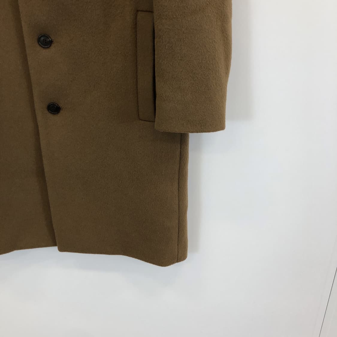 마인드브릿지 울블렌드 캐시미어 카멜브라운코트 95  상품이미지2