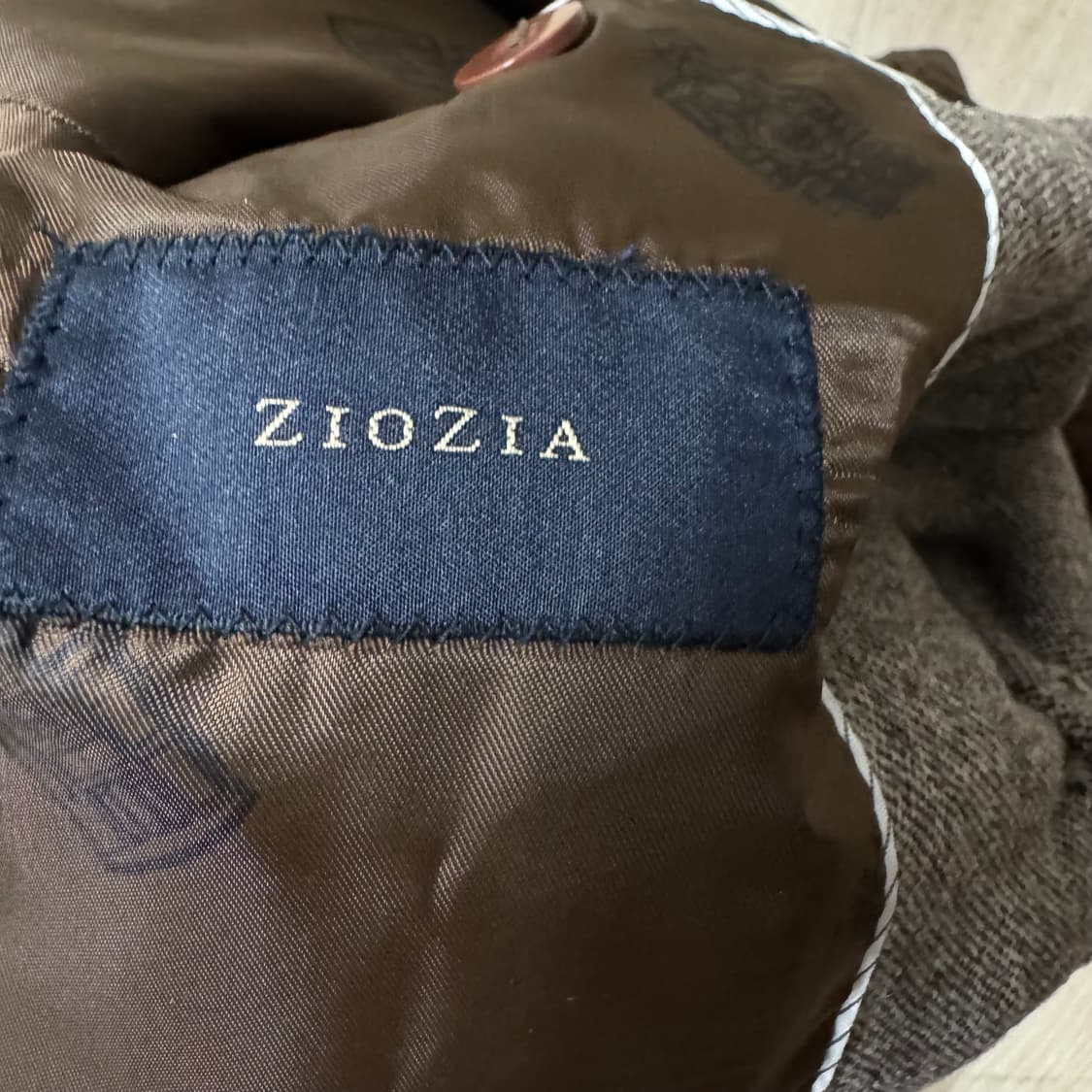 지오지아 헤링본 울 자켓 상품이미지5