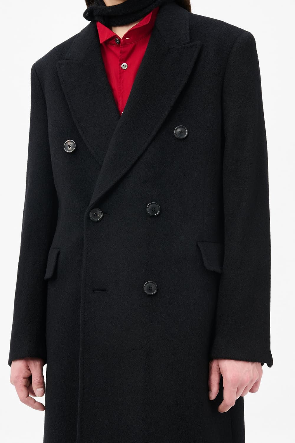 [46,48]아워레가시 25fw 웨일 코트/블랙 상품이미지5