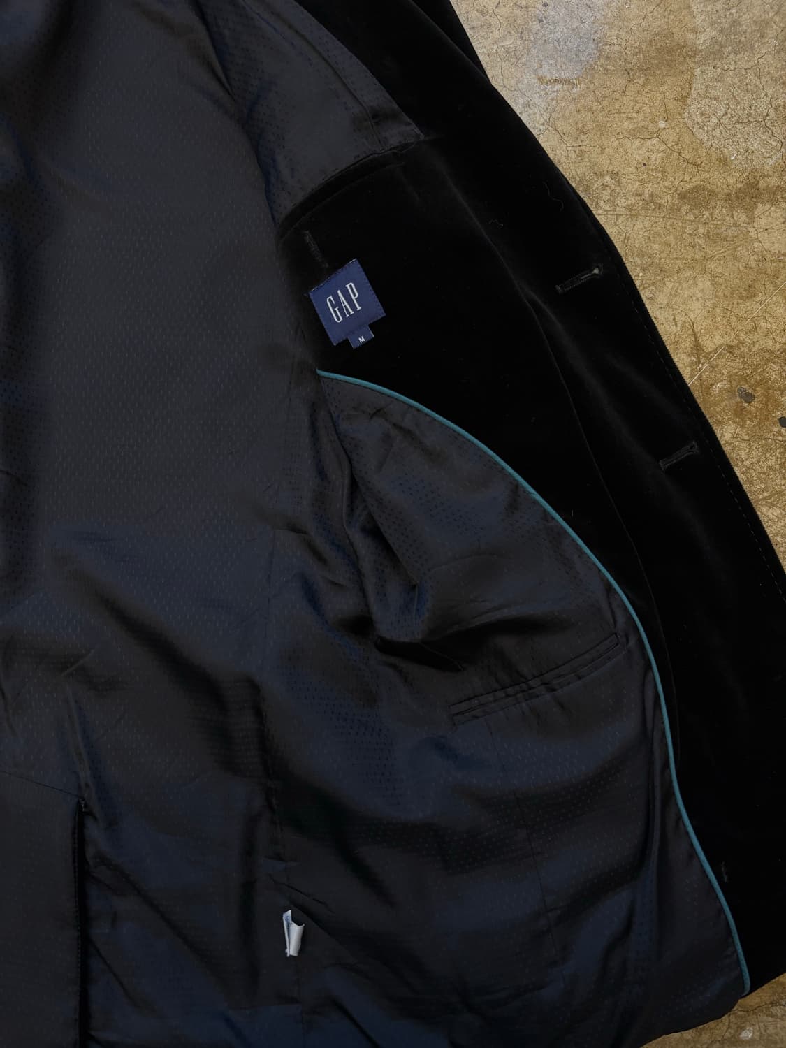 90s 올드 갭 GAP 벨벳 블레이저 재킷 상품이미지5