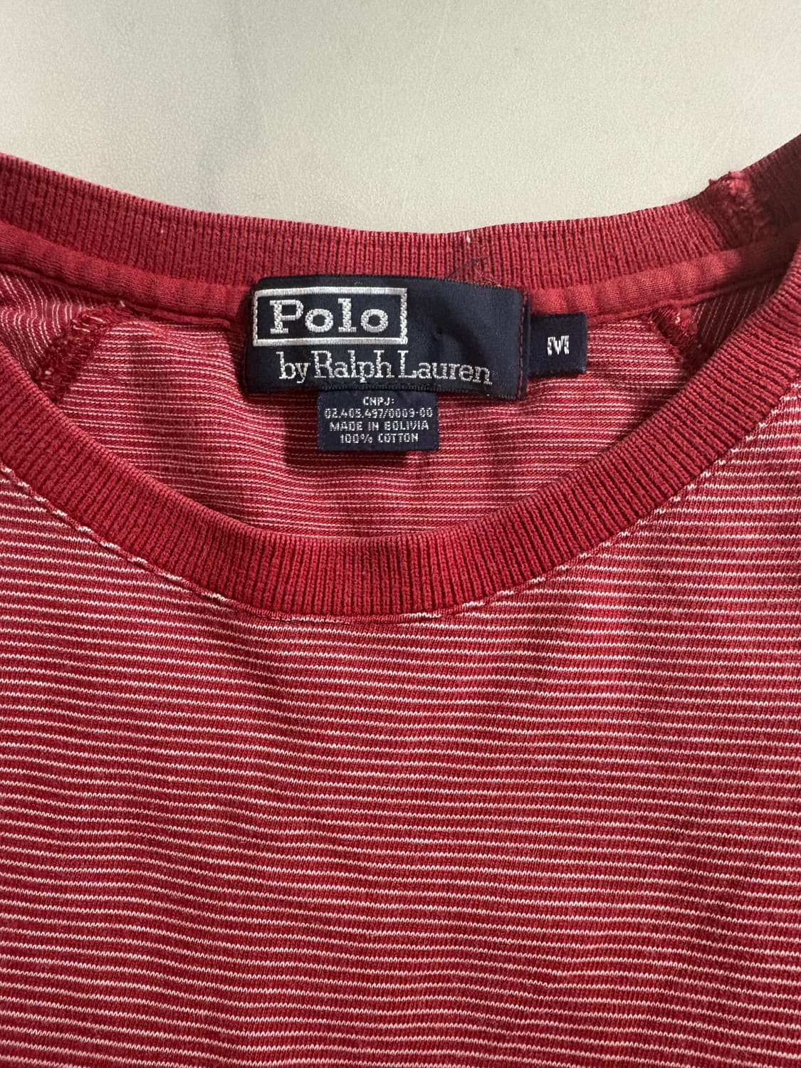 [S급] 폴로 랄프로렌 스트라이프 반팔티 M 상품이미지3