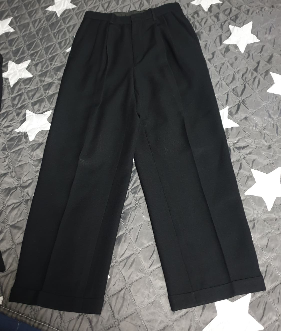 BIG GATE 춘추 캐주얼 수트 셋업 블랙 (M) 상품이미지3