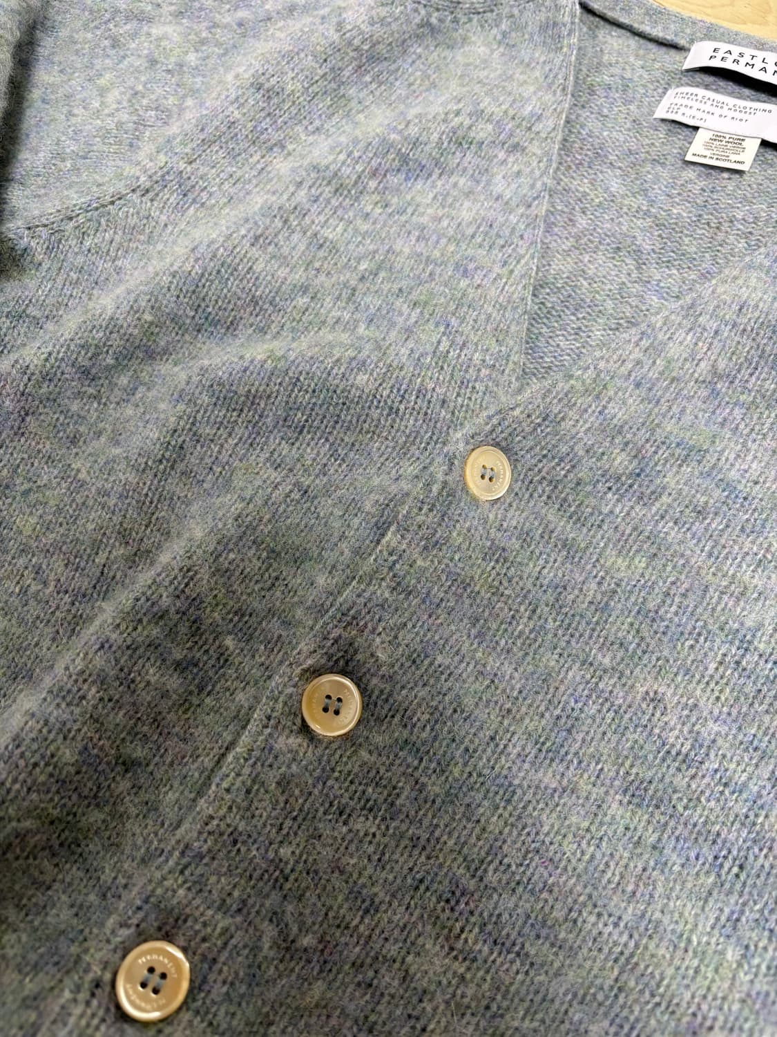 [이스트로그 퍼머넌트] 스코틀랜드 가디건 M 상품이미지4