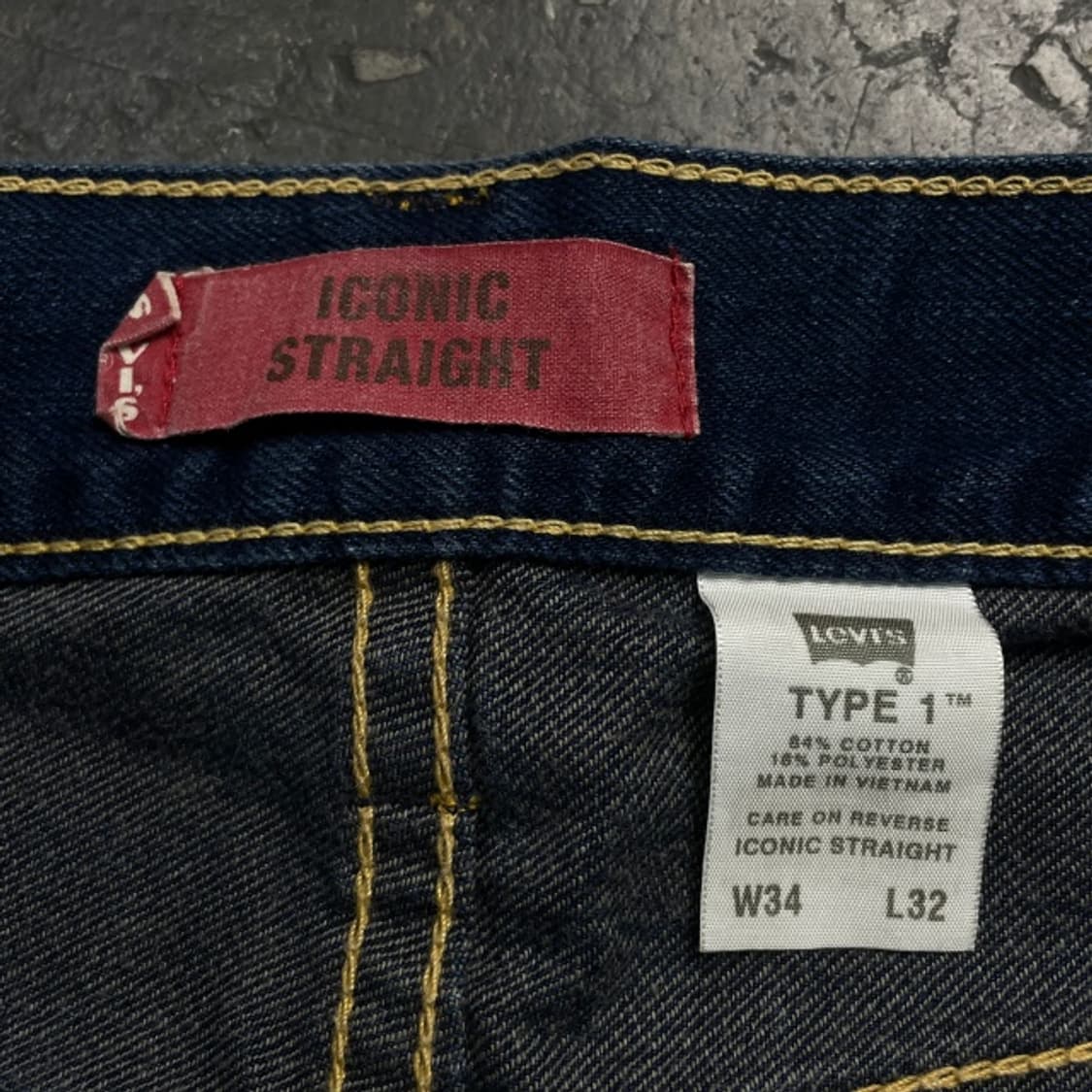 34 리바이스 타입원 데님팬츠  상품이미지2