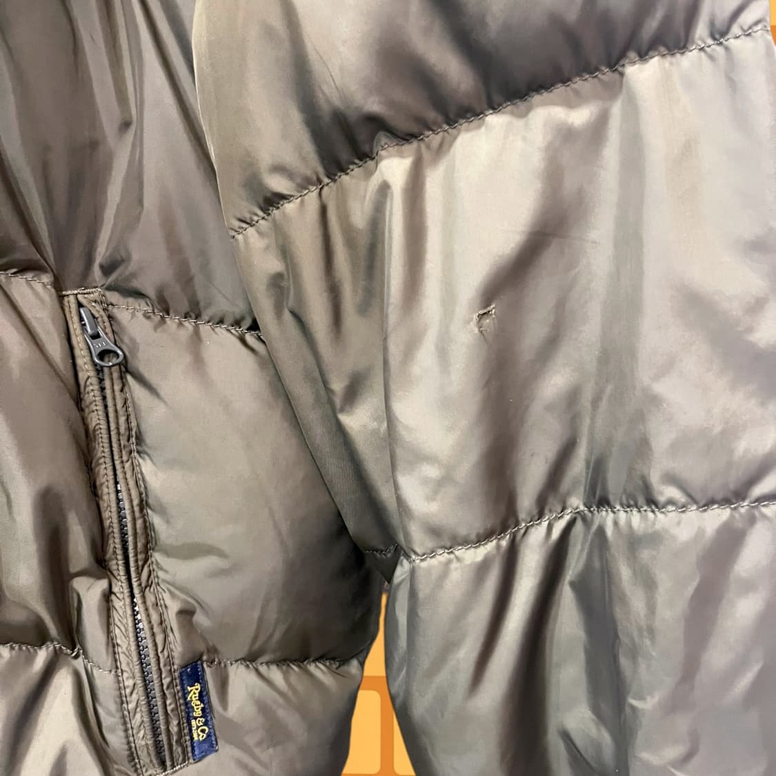 폴로 랄프로렌 럭비 올리브 다운 자켓 (L) 상품이미지7